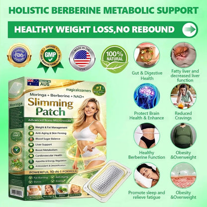 magicalccorners® Berberine Slimming Microneedle Patch | 10-in-1 Weight Management Support