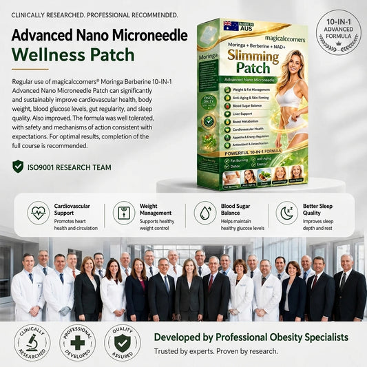 magicalccorners® Berberine Slimming Microneedle Patch | 10-in-1 Weight Management Support