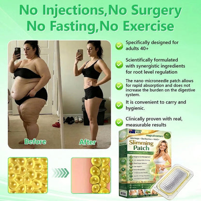magicalccorners® Berberine Slimming Microneedle Patch | 10-in-1 Weight Management Support