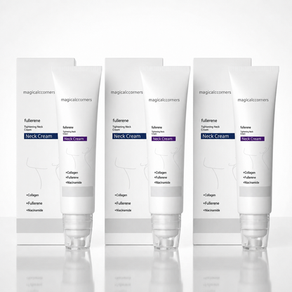 Roller Massage Neck Cream 🧴 Collagen & Hyaluronic Acid | Firms Neck, Reduces Wrinkles & Double Chin