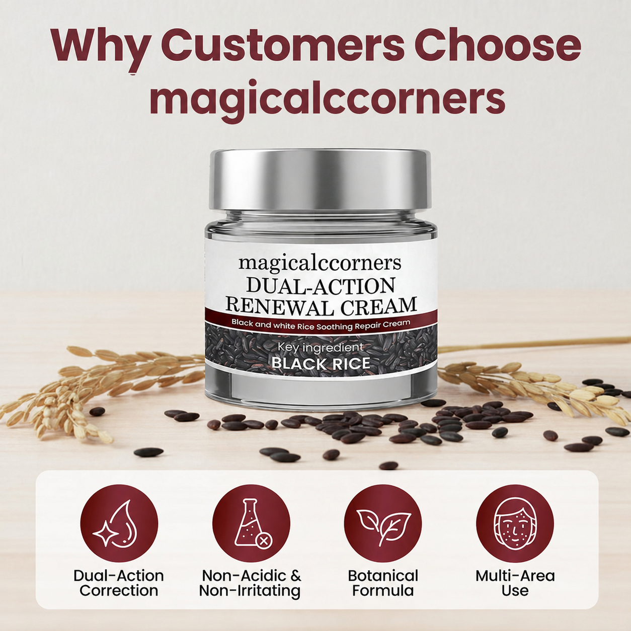 magicalccorners® KeraErase Dual-Action Renewal Cream