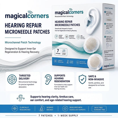 magicalccorners™ HEARING SUPPORT MICRONEEDLE PATCHES
