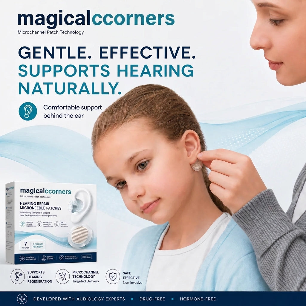 magicalccorners™ HEARING SUPPORT MICRONEEDLE PATCHES