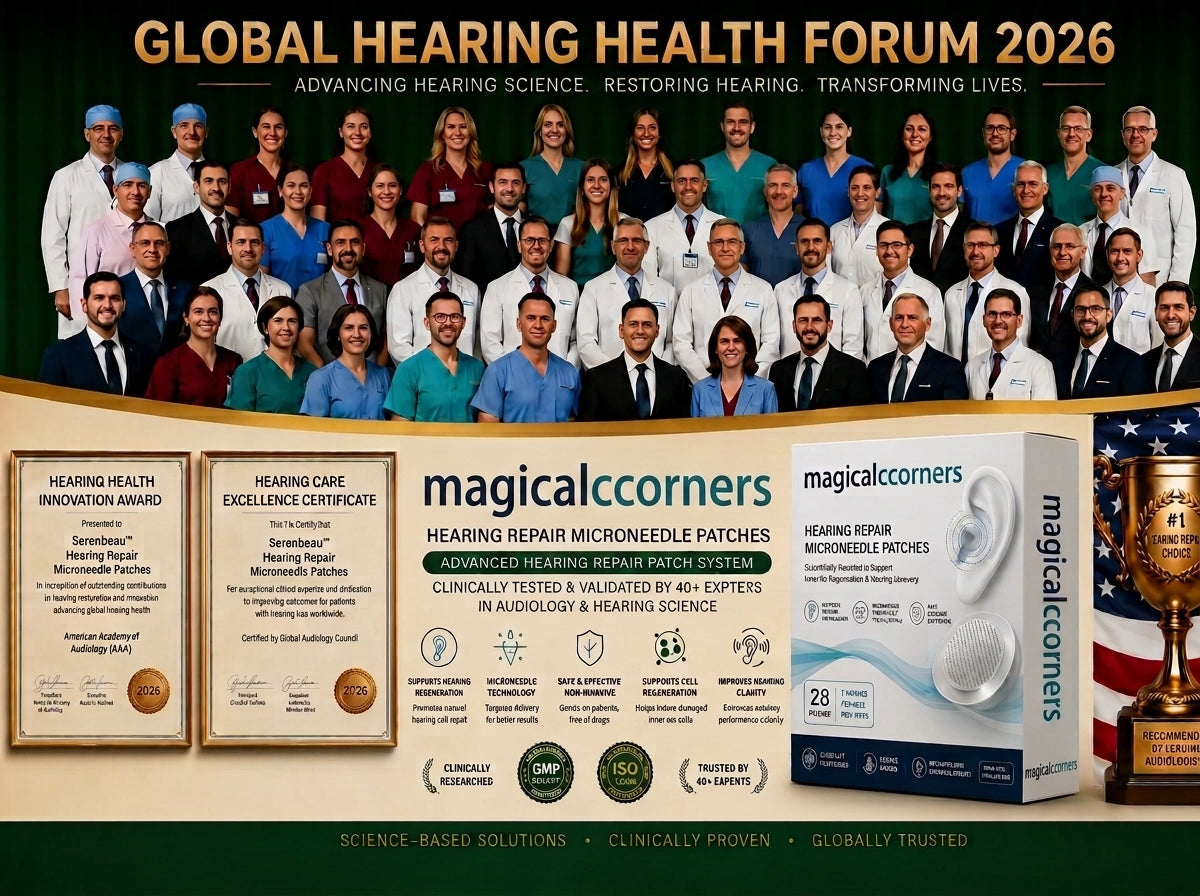 magicalccorners™ HEARING SUPPORT MICRONEEDLE PATCHES