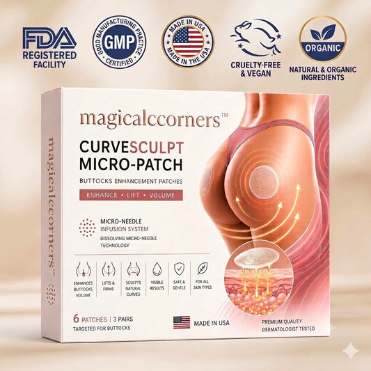 magicalccorners™ CurveSculpt Micro-Patch ✦ Sculpt • Firm • Smooth Lower Body Curves ✦ Micro-Needle Infusion System