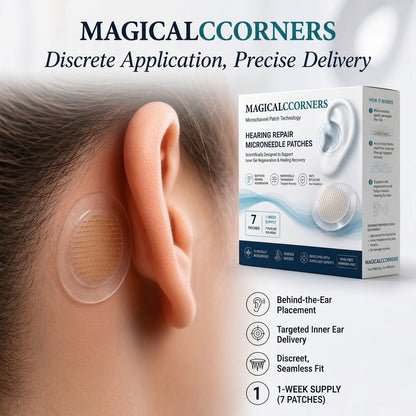 magicalccorners™ HEARING SUPPORT MICRONEEDLE PATCHES